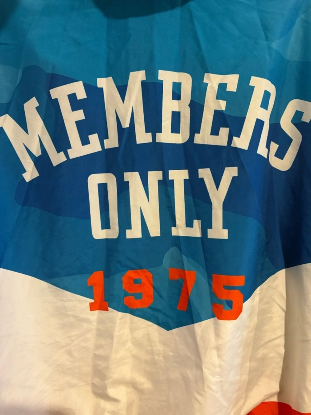 MEMBERS ONLY Windbreaker Jacket with hood